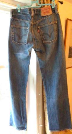 Image 2 of Levi Strauss 501 blue denim jeans