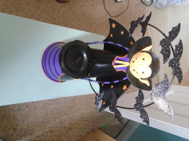 Preview of the first image of Partylite Halloween Count Batcula candle holder.