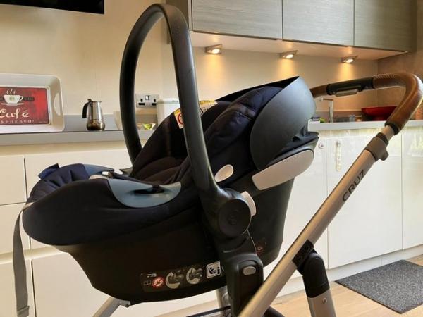 Image 3 of Cybex Aton M i-Size Group 0+ Car Seat + pushchair adaptors