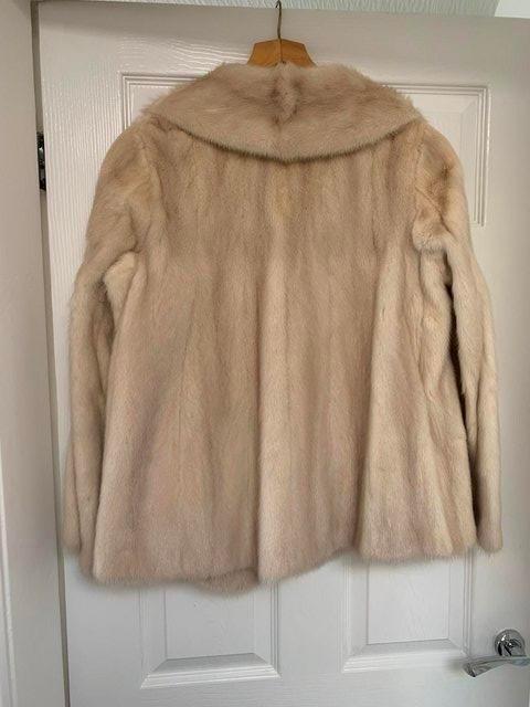 Preview of the first image of Genuine American Mink Fur Jacket.
