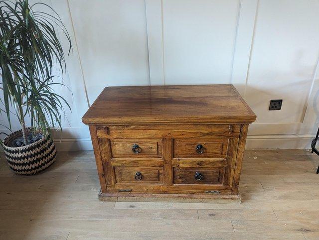 Preview of the first image of Next sheesham wood TV stand for sale.