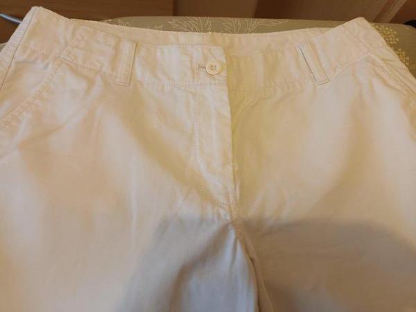 Image 3 of White  M&S cropped jeans size 12