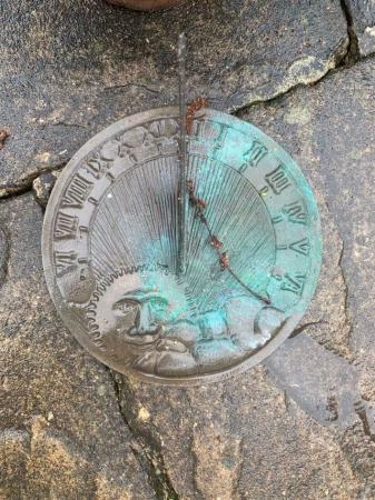 Image 2 of Nice old weathered colour sundial