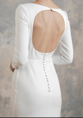 Image 3 of Piondress Bridal Chiffon dress.