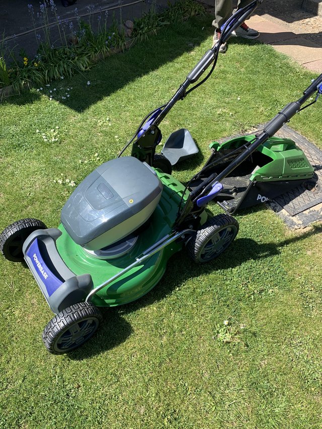Power base electric mower self propelled — photo 3 of 3