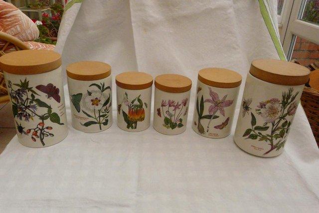 Image 2 of Collection of  Portmeirion  storage canisters