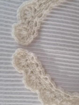 Image 2 of LADIES KNITTED COLLAR CREAM COLOUR