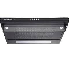 Image 1 of RUSSELL HOBBS 60CM CANOPY HOOD-220 RATE-BLACK-GRADED
