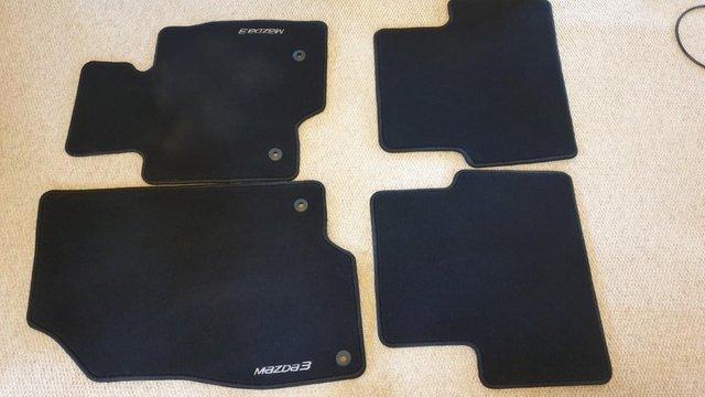 Preview of the first image of Genuine Mazda floor mats and boot liner for the Mazda 3 Mk3.