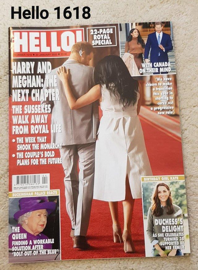 Preview of the first image of Hello Magazine 1618 - Harry & Meghan: The Next Chapter.