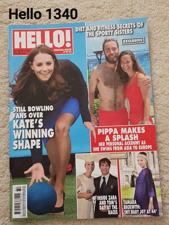 Preview of the first image of Hello Magazine 1340 - Kate's Winning Shape.