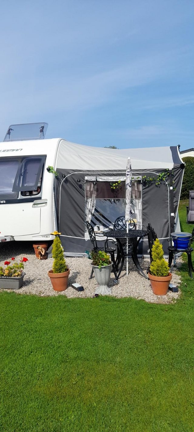 Preview of the first image of Dorma Heavy Duty xl awning size 16. Excellent condition.