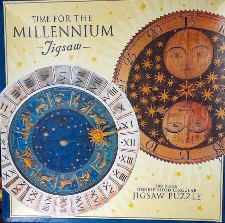 Image 1 of CIRCULAR JIGSAW PUZZLE - MILLENIUM CLOCK FACE 500 pcs