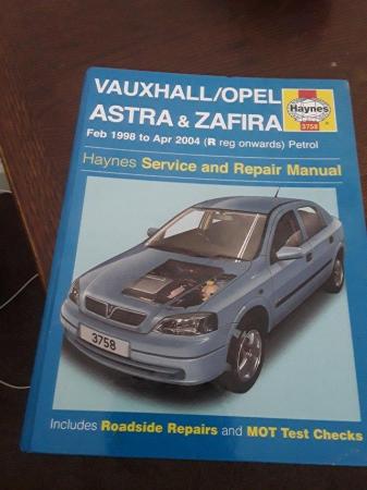 Image 1 of Haynes  Vauxhall's Opel,astral and zafira repair manual