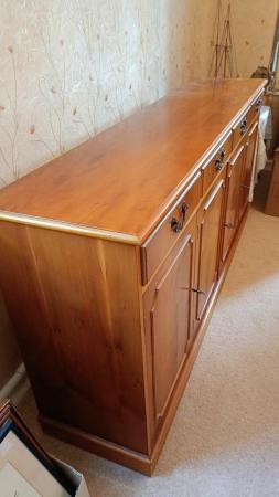 Image 2 of Impressive Yew wood sideboard in excellent condition
