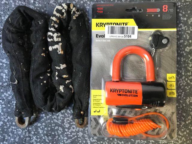 Preview of the first image of Kryptonite Evolution Series 4 Motorcycle/Moped/Bike Disc Loc.