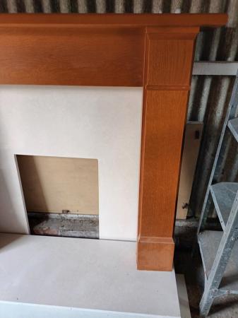 Image 3 of MANTEL, MARBEL HEARTH AND BACKING