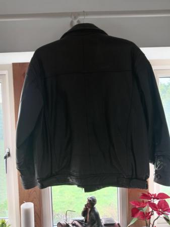 Image 1 of Men's leather flying style jacket size 44