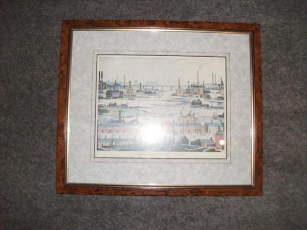Image 2 of L.S.Lowry Print. Sailing Boats. Nice frame. In good conditio