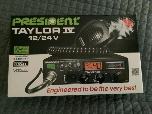Preview of the first image of president Taylor Iv cb radio.