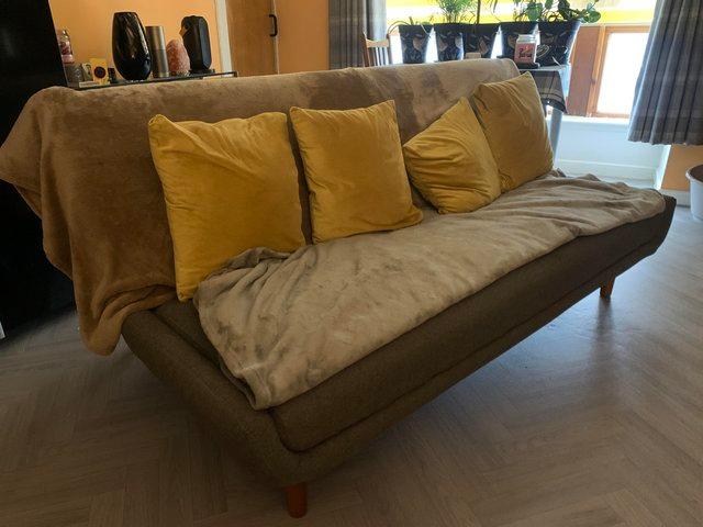 Preview of the first image of Habitat fold down Sofa Bed in good condition ??.