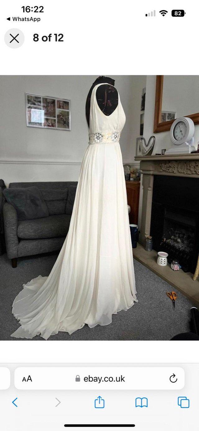 Preview of the first image of Jenny Packham ‘Anne’ wedding dress size 16..