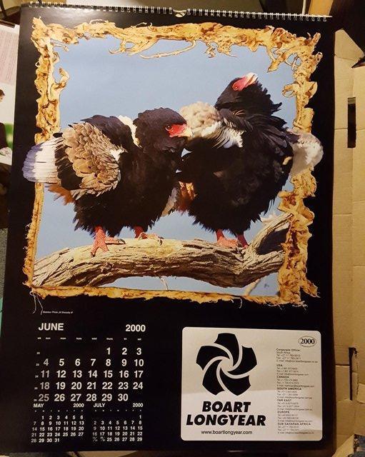 Preview of the first image of Six vintage African wild life calendars.