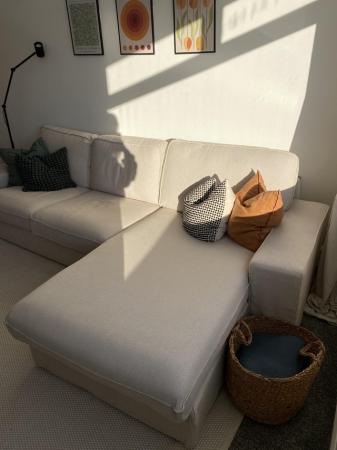 Image 1 of IKEA kivik 4 seater sofa with chaise