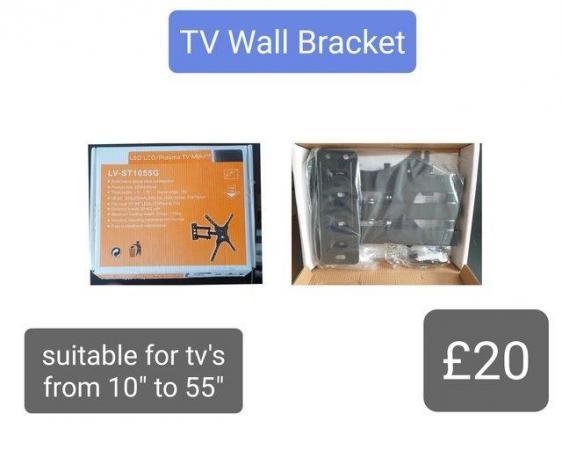 Image 1 of TV Wall Bracket - Opened But Never Used