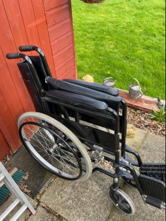 Image 5 of Lightweight self propelled wheelchair 18 inch seat