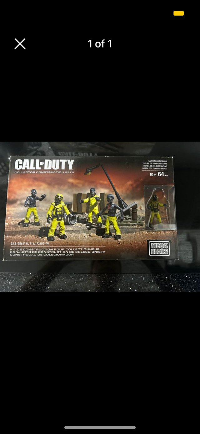 Preview of the first image of Call of duty collectors edition Lego set.