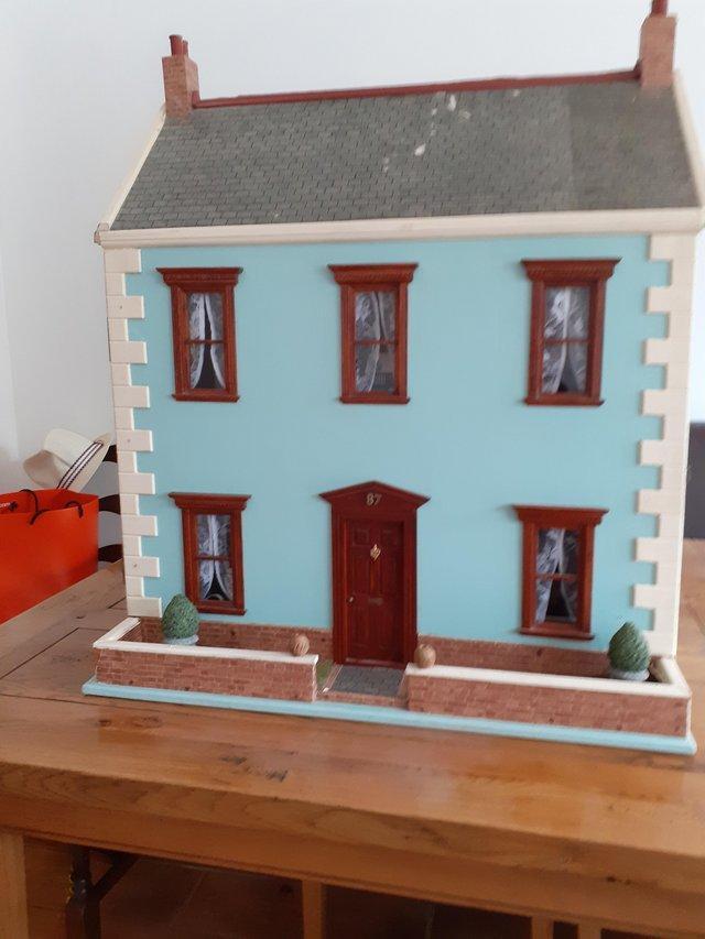 Preview of the first image of Old hand made dolls House in fare condition.