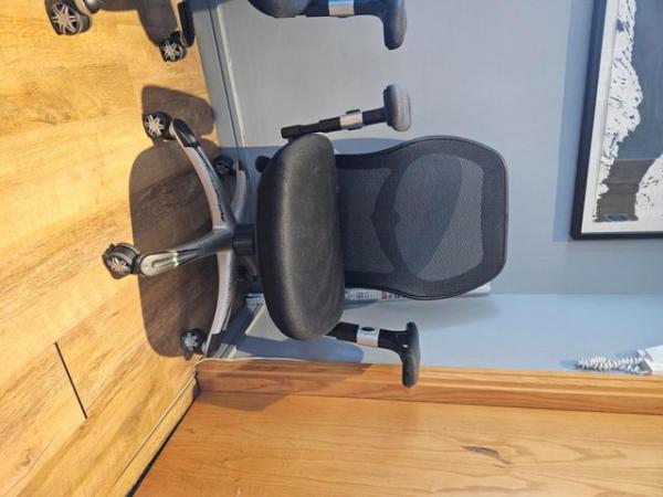 Image 1 of x3 Free Office Chairs (need minor repairs)
