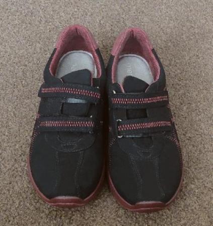 Image 2 of Hotter Textile Velcro Strap Trainers - Size 5.5    BX26