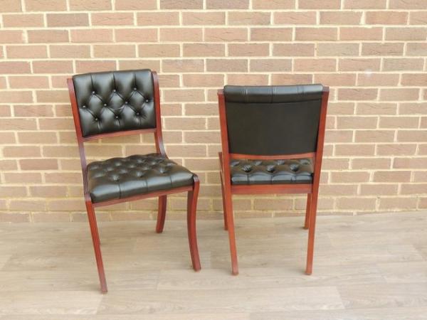 Image 14 of 6 Beresford & Hicks Chesterfield Dining Chairs (UK Delivery)
