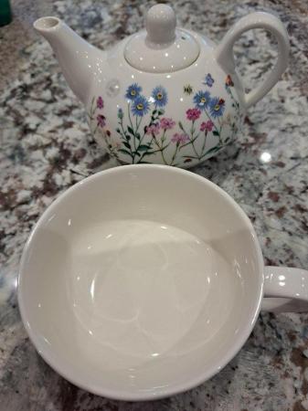 Image 3 of Tea pot with cup Royal Botanical Gardens