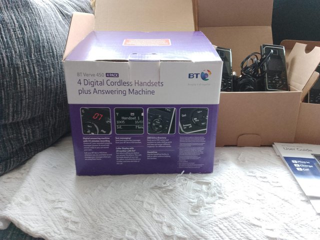 Preview of the first image of BT handsets Verve 450 including Answering machine.