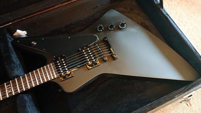 Preview of the first image of Epiphone Gothic XII Explorer Guitar (2015).