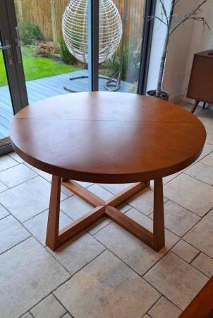 Image 1 of Made com Belgrave extending dining table in dark oak