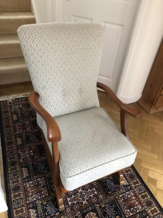Image 2 of ROCKING CHAIR UPHOLSTERED