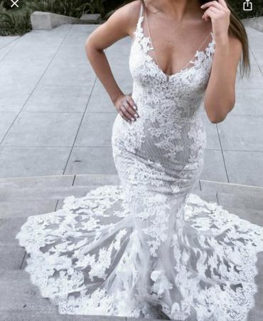 Image 2 of Enzoani Nicolette A - Mermaid Double layered wedding dress