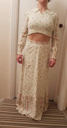 Image 2 of Vintage - Circa 1975 two-piece long dress