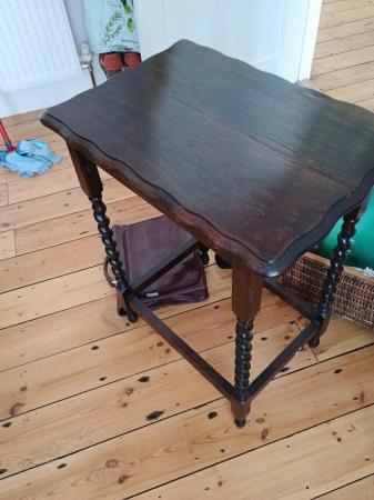 Image 1 of Table small original wood in a very good condition