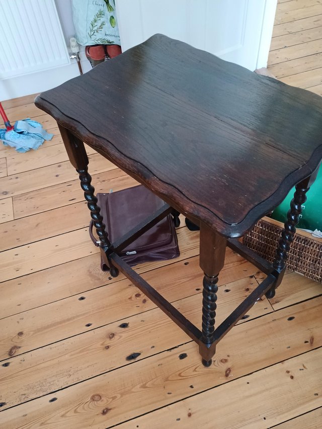 Preview of the first image of Table small original wood in a very good condition.