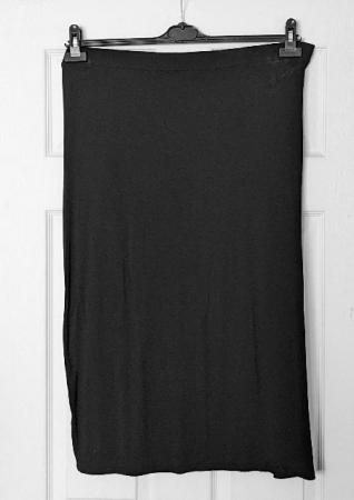 Image 2 of Lovely Ladies Black Swag Skirt With Elasticated Waist