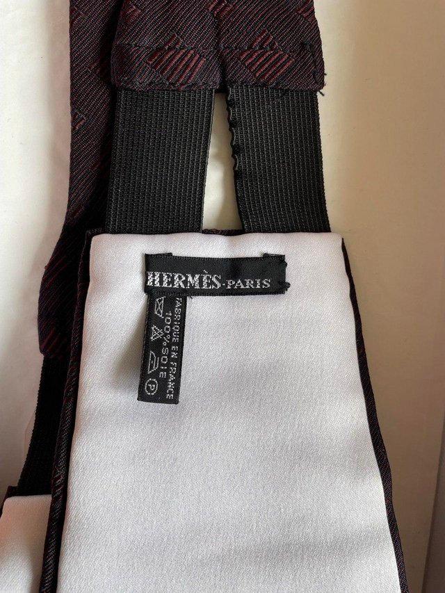 Preview of the first image of Hermes Silk Braces Made in France.