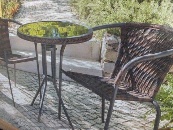 Image 2 of Patio / Bistro Table (Brand New in Box)