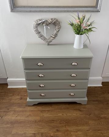 Image 2 of Pine Chest of drawers upcycled