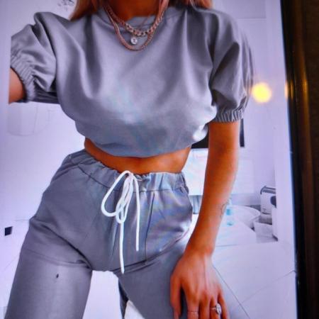 Image 3 of Two piece grey set size small