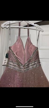 Image 2 of Pink glittery prom dress